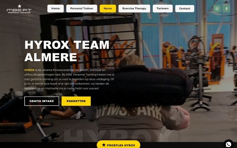 MBE website voorbeeld 4