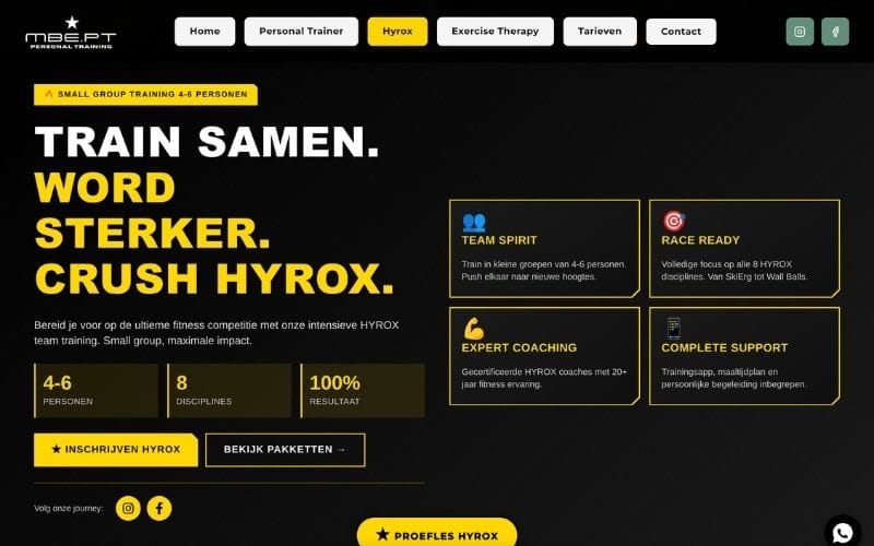 MBE website voorbeeld 3