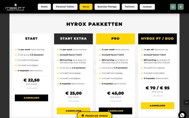 MBE website voorbeeld 5