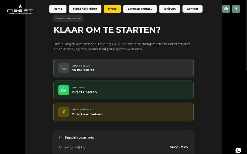 MBE website voorbeeld 6