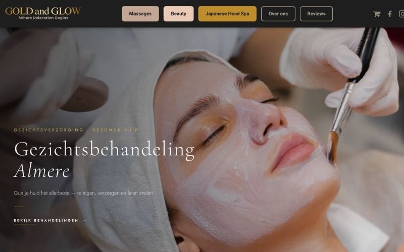 Website laten maken schoonheidssalon