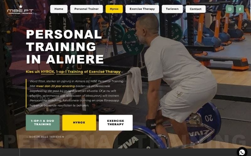 MBE website voorbeeld 2