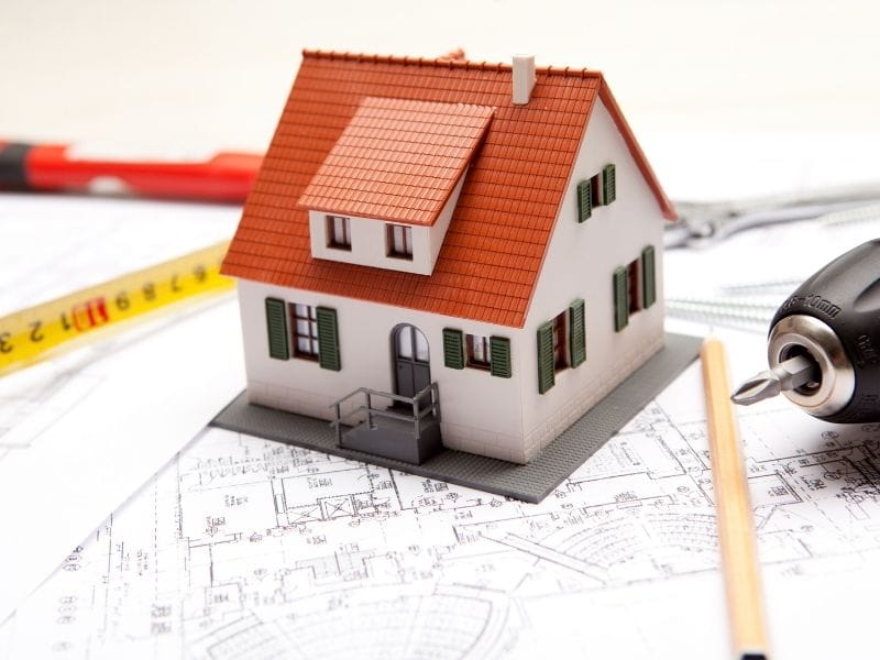 Bouwtekening en woningontwerp