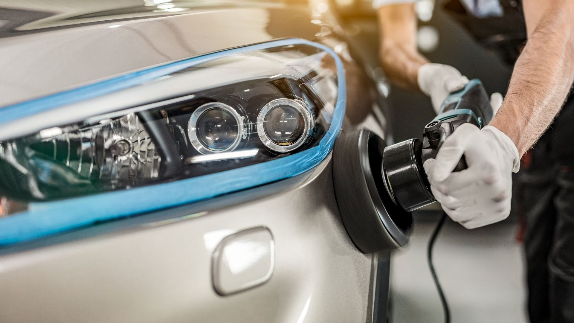 Sportwagen na car detailing behandeling
